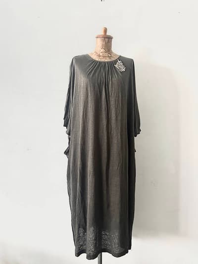 【未使用】mina perhonen　juuri　リネンワンピース　サイズF 画像1