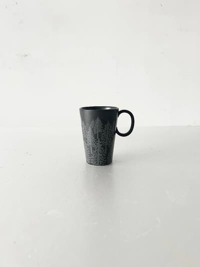 【未使用】mina perhonen　nolla metsa　マグカップ　charcoal 画像1