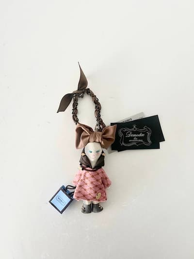 【未使用】Marie Belle・demodee Doll Charm チャーム　ピンク 画像1