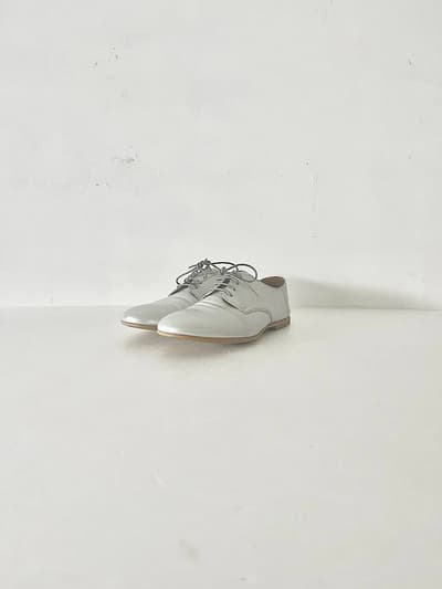 que shoes 　シルバー　レースシューズ　サイズM　 画像1
