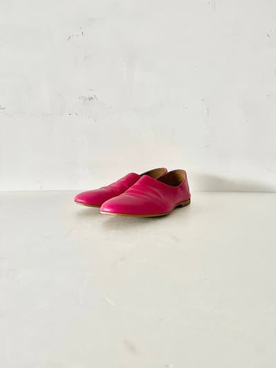 que shoes 　plain プレーン　Lサイズ　ピンク　 画像1