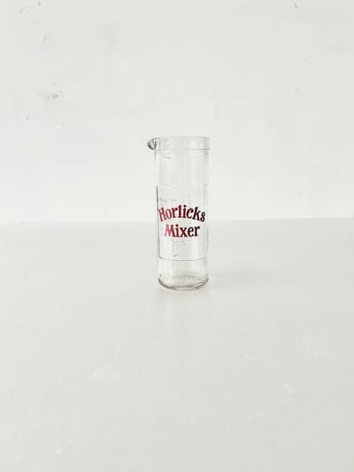 【イギリスアンティーク】1950年　　Horlicks Mixer　ガラスボトル 画像1