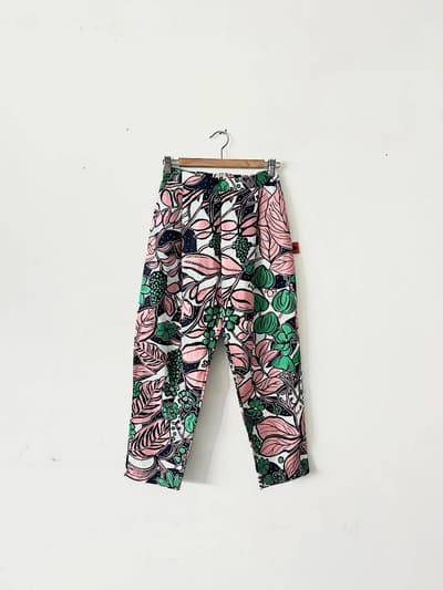 【美品】MANANI　アフリカンプリント柄パンツ　フリーサイズ 画像1