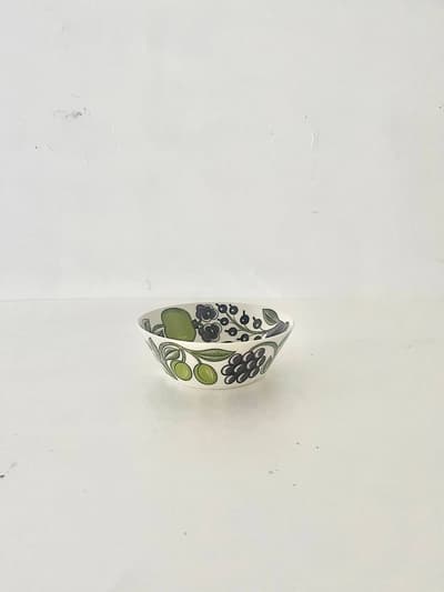 【北欧】【美品】ARABIA　Paratiisi　ボウル　13㎝　パープル　② 画像1