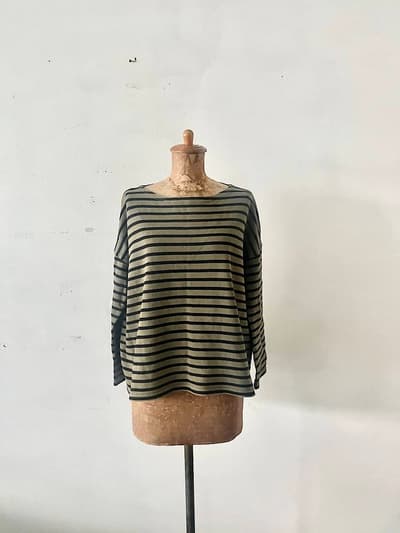 ORCIVAL　ボーダーカットソー　フリーサイズ 画像1
