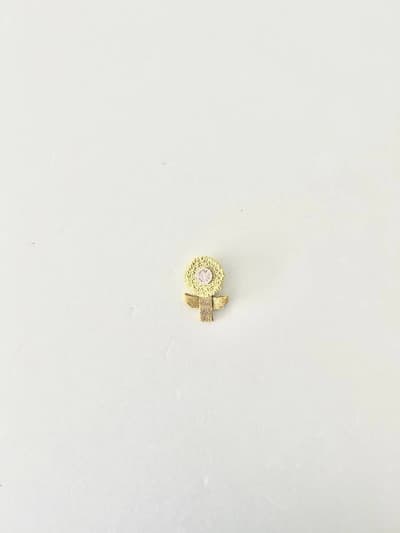 【Kids】mina perhonen　ヘアピン　黄色 画像1