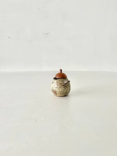 【未使用】牧野潤　どんぐり小 耳つき　平子貴俊　茶　 画像1