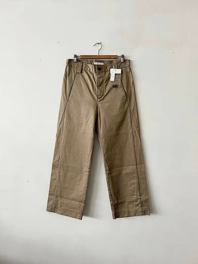 【未使用】Homspun　高密度ウェポン切替ワークパンツ　ダークベージュ 画像1