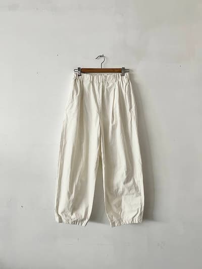 【未使用】かぐれ　コットンクロップドパンツ　FREE 画像1