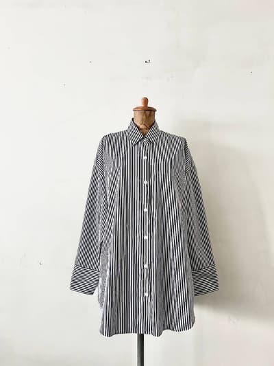 【未使用】JOUNAL STANDARD　エステネージュタックオーバーシャツ　サイズF 画像1