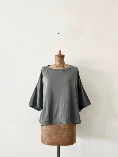 【美品】humoresque　半袖ワイドカットソー　サイズF 画像1