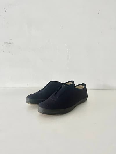 【美品】Steven Alan・moonstar　LITE UBAL SLIP ON　スニーカー　NAVY　24.0cm　 画像1