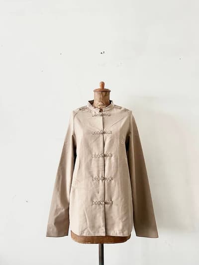 【美品】MILK SOP　長袖チャイナシャツ　サイズ1 画像1