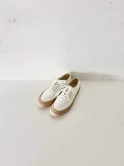 【未使用】ASAHI　キャンバスデッキシューズ　23.5cm 画像1