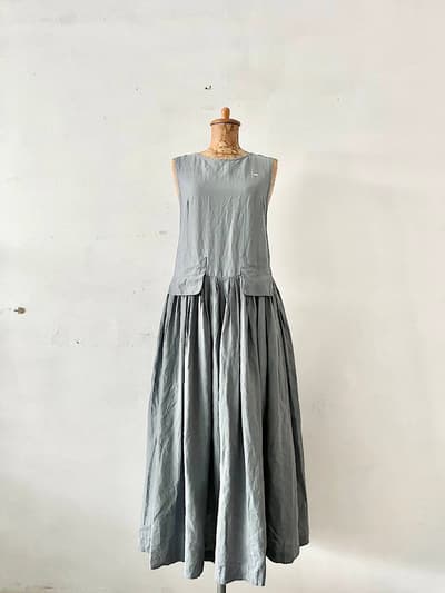 【美品】mina perhonen　dew berry　リネンワンピース　サイズ36   画像1