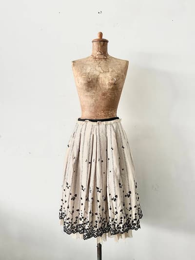 【美品】mina perhonen　sunny spots　スカート　サイズ1   画像1
