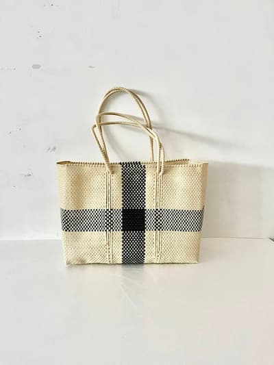 【美品】moon bird　手編みのメルカドバッグ　BIG TOTE XL　 画像1