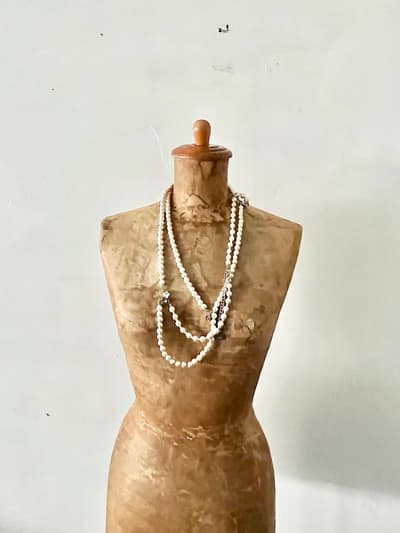 【美品】petite robe noire　コットンパール　ネックレス　 画像1