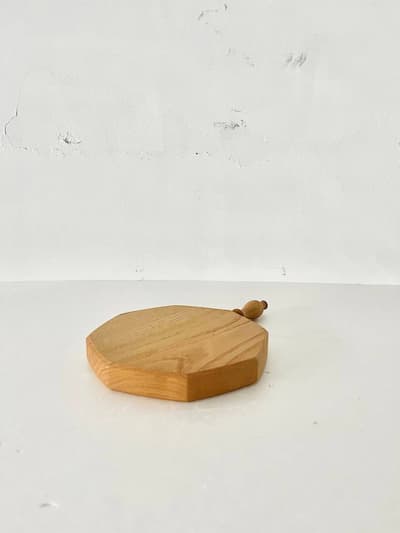 【美品】中西健太　サービングボード 丸角形　 画像1