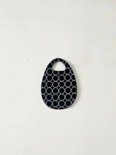 【美品】mina perhonen　tambourine　エッグバッグ　コーデュロイ 画像1