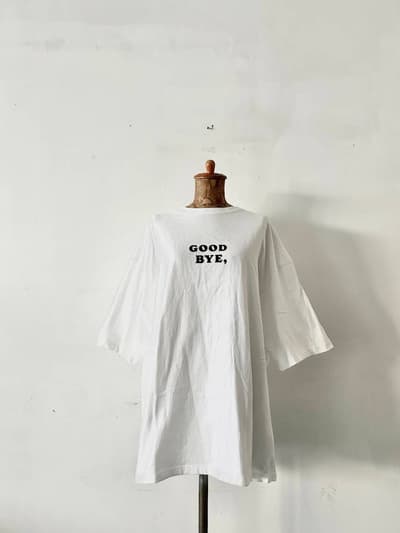 【美品】journal standard luxe ・ CLUÉL　Tシャツ　GOOD BYE, BLUE 画像1