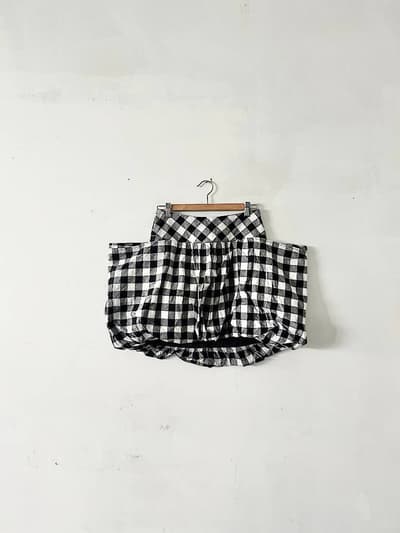 HELLZ　ギンガムチェックバルーンスカート　サイズＳ 画像1