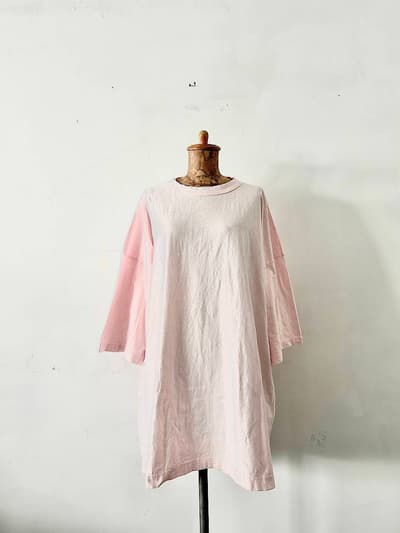 【美品】45R　度詰天竺の908　オーシャンTシャツ　ピンク 画像1