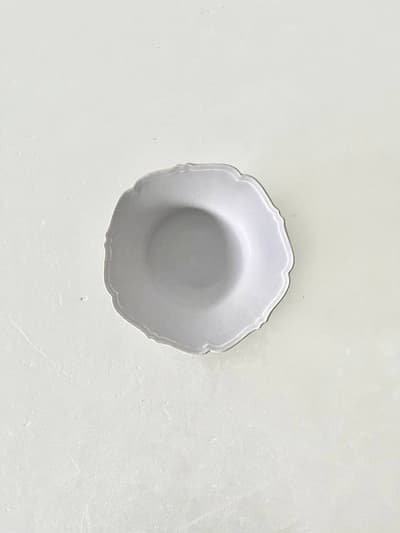 【美品】awabiware　輪花皿　大　 画像1