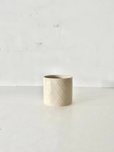 【北欧】DOTTIR　nordic design　フラワーベース　ベージュ　 画像1