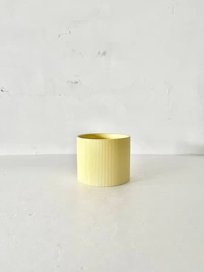 【北欧】DOTTIR　nordic design　フラワーベース　イエロー　 画像1