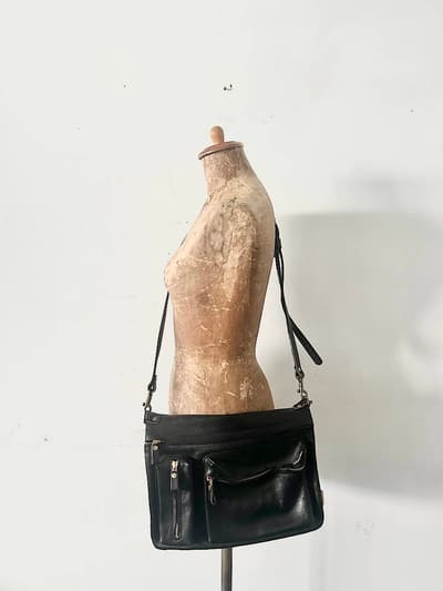 【美品】HERZ　リバーシブルショルダーバッグ　ワイドタイプ 画像1