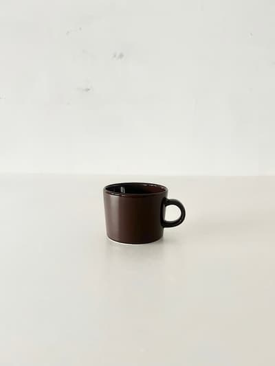 【北欧】iittala 　ティーマ　ブラウン(廃盤色)　カップ 画像1