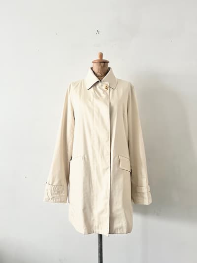 【美品】BURBERRY LONDON　コート　コットン　サイズ11 画像1