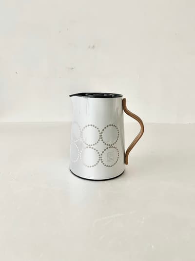 【美品】mina perhonen・Stelton  EMMA エマ   バキュームジャグ タンバリン ティーポット 画像1
