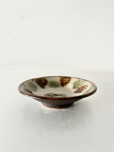 【美品】榮一工房　やちむん皿　19cm　模様少 画像1