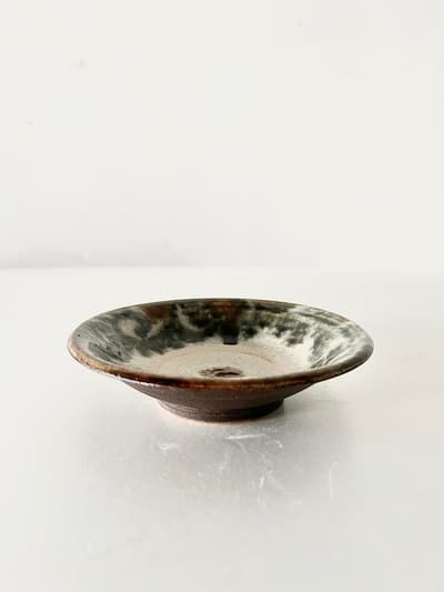 【美品】榮一工房　やちむん皿　19cm　模様多 画像1