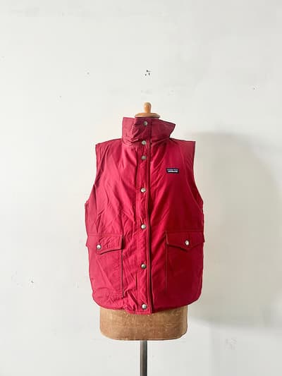 patagonia　リバーシブルダウンベスト　レッド　Lサイズ 画像1