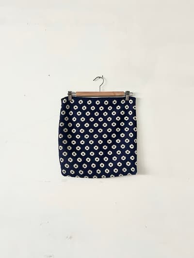 Bjork design　クッションカバー　ウール　ネイビー 画像1