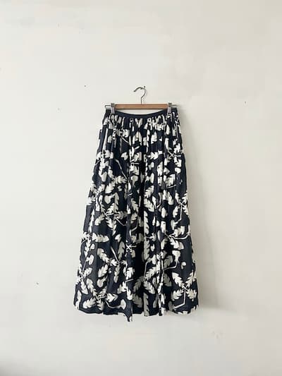 【美品】mina perhonen　soffione　リネンスカート　サイズ36 画像1