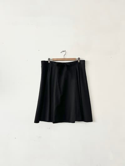 MARGARET HOWELL　ウールコットン　スカート　ネイビー　サイズ２ 画像1