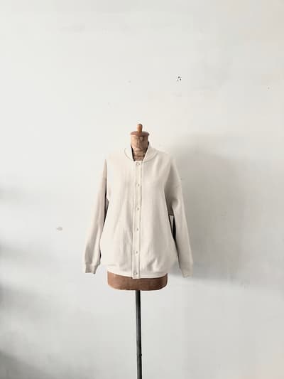 MUJI LABO　ニットフリース　リブカラーカーディガン　尾花大輔　XXS-XS  画像1