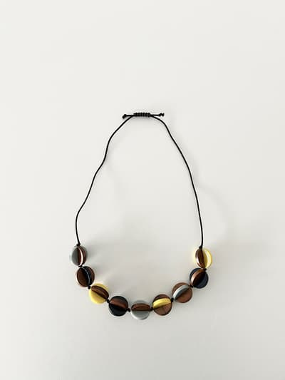 【北欧】marimekko　木製ネックレス 画像1