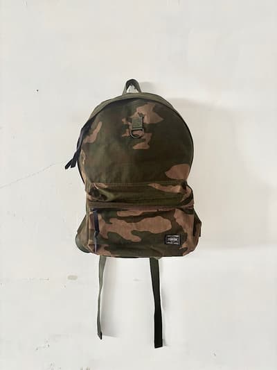 【美品】PORTER 　PLATOON　DAYPACK　迷彩　 画像1