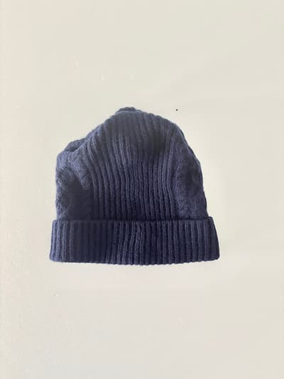 【美品】mature.ha　ウールカシミヤ　ニット帽　 画像1