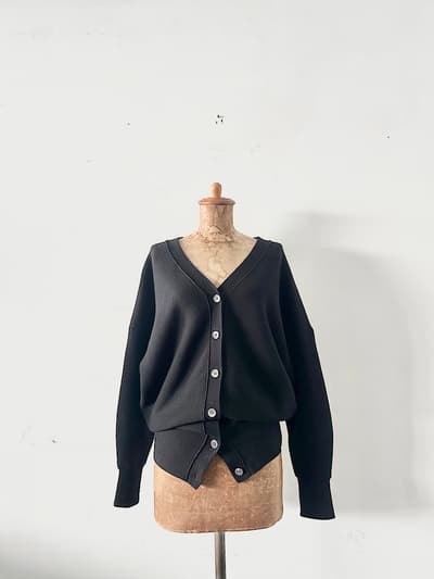 BRILL 　MODERNカーディガン　ウールコットン　サイズF 画像1