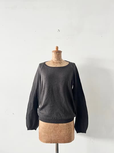 Drawer　コットンカシミヤニットプルオーバー　薄手　サイズ２ 画像1