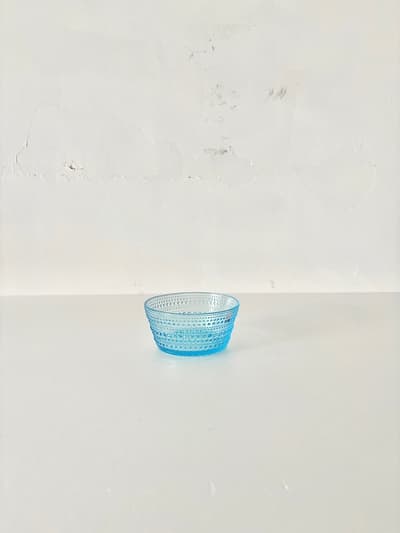 【北欧】美品　Iittala　カステヘルミ　ボウル　230ml　ライトブルー　 画像1