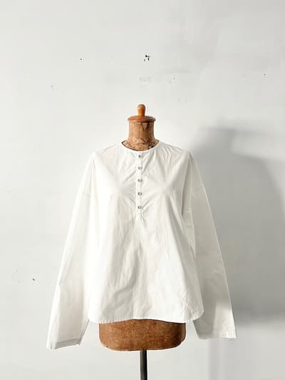 【美品】JOUNAL STANDARD LUXE　JANUARY 白　シャツ　 画像1