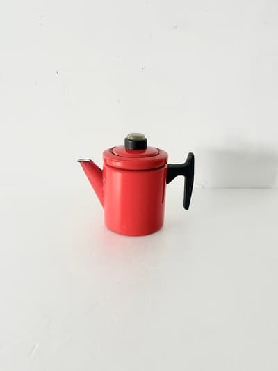 【北欧ヴィンテージ】Finel　オリジナル　コーヒーポット　Sサイズ　赤　レッド 画像1