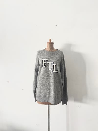 FRUIT OF THE LOOM FTL スウェット　サイズL　グレー 画像1